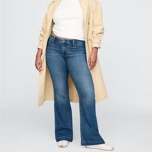 GAP LONG AND LEAN BOOTCUT JEANS MEDIUM WASH SIZE 14 REGULAR